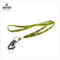 Heißer runder gewebter Nylon Lanyard Custom Woven Patch